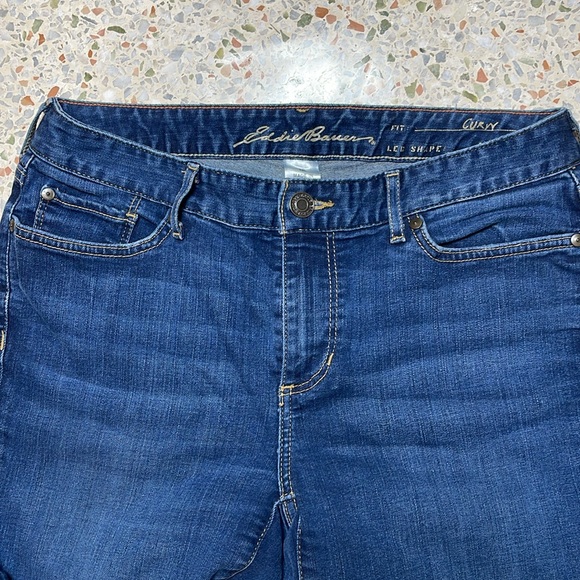 Eddie Bauer Curvy BootCut jeans Size 10/34Long TaLL Jeans - Picture 4 of 4
